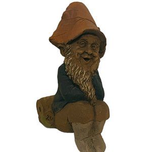 Tom Clark figurine gnome elf SIGNED Cairn sculpture Corky cork wine dwarf gift